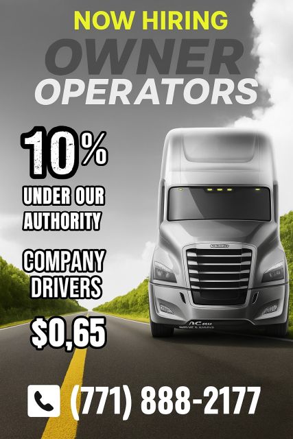 Dispatch service for OWNER OPERATORS