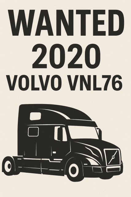 2020 Volvo VNL760 — low miles, APU