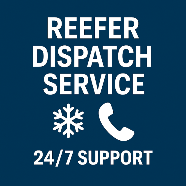 Reefer Dispatch Service — 24/7 support