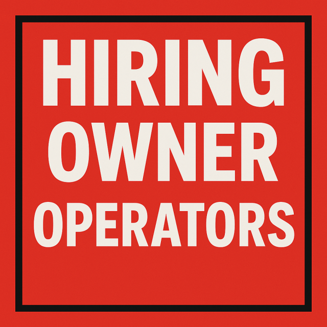 Hiring Owner Operators — Midwest/South