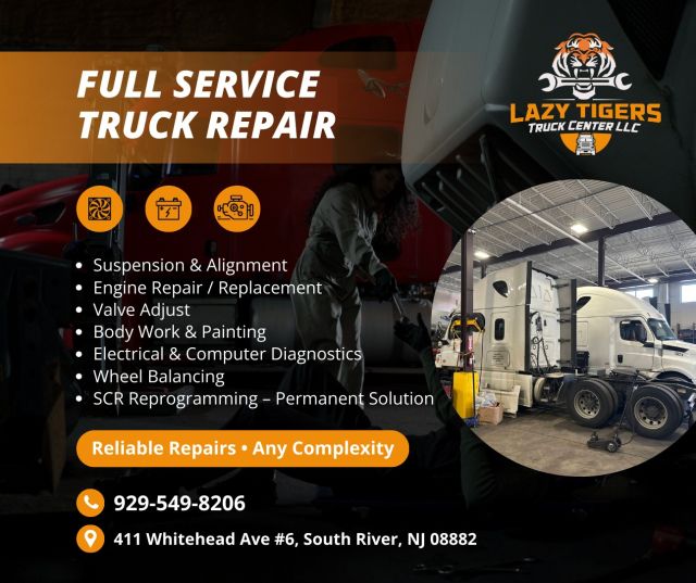 Lazy Tigers Truck Center LLC – Keep Your Rig Running Strong!